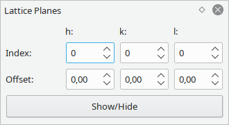 Lattice Plane widget